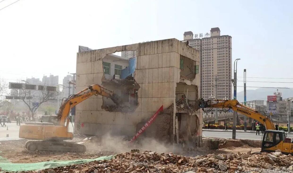 镜铁区建筑拆除